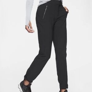GUC Athleta Wander Skinny Pant With Zipper Detaild | Black Women’s Size 6